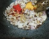 A picture of step 3 of Stuffed Green Chilli Subji.