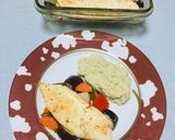 Foto del paso 3 de la receta: Tilapia al horno con vegetales y Puré de Quinua o Quinoa!