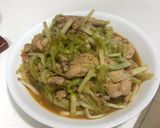 韭黃炒雞里肌肉的食譜步驟3照片