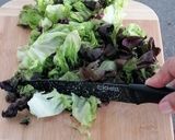 Foto del paso 1 de la receta: Crema fría de lechuga hoja de roble y pepino