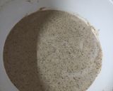A picture of step 2 of Kuttu pancakes.