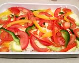 Grillezett csirke zöldséges rizságyon recept fázis 2 fotója