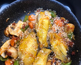 Foto del paso 5 de la receta: Arroz con pollo y verduras con chorizo en Airfryer Cosori