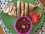 Ikan bawal tepung sambal kecap