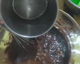 Gambar langkah 3 resipi Kek pisang coklat (super moist).