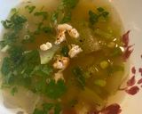 A picture of step 3 of Opo Squash Soup and Opo Squash Stir-Fried with Eggs.