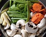 A picture of step 2 of Veggies Deluxe.