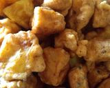 A picture of step 3 of Potato manchurain.