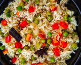A picture of step 5 of Quick pulao in pressure cooker (one pot recipe).