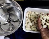 A picture of step 1 of Kaju Katli (Cashew Fudge).