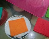 Foto langkah ke 4 dari resep Rainbow Cake Kukus Ny. Liem Super Lembut.