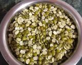 A picture of step 2 of Palak dal.