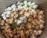 Foto del paso 1 de la receta: Fideos de arroz con tofu y verduras salteadas