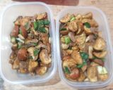 Foto langkah ke 4 dari resep Cah terong bulat ungu ebi.