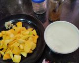 A picture of step 1 of Mango Lassi.