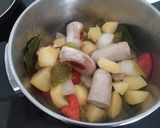 Foto del paso 4 de la receta: Lentejas al currywurst
