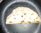 A picture of step 6 of Tortilla egg wrap.