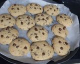 A picture of step 7 of சாக்கோ சிப் குக்கீஸ் (Choco chip cookies recipe in tamil).
