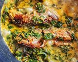 Foto langkah ke 3 dari resep Gulai Ikan Kembung & Daun Singkong.
