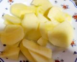 Foto del paso 2 de la receta Manzana asada con queso y mermelada 🍎😋