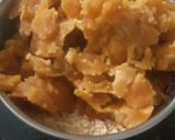 A picture of step 3 of Peanut Ladoo.