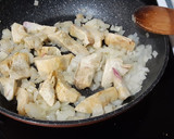 Foto del paso 2 de la receta: Espaguetis con alcachofas y taquitos de jamón