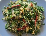 A picture of step 4 of Moringa and Toasted Grated Coconut.