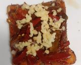 A picture of step 2 of Cheese spread sandwich.
