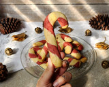 Foto del paso 11 de la receta: 🍬🎅🏻 Candy cane cookies 🍬 Galletitas de manteca navideñas bicolor 🎅🏻🍬