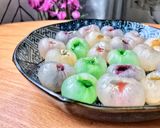 Hình bước làm 9 của món Nhãn lồng rau câu