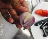 A picture of step 2 of Veggies Salad.