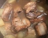 Hình bước làm 3 của món Sườn kho củ cải