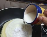 A picture of step 2 of Milk powder peda.