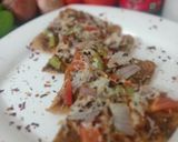A picture of step 9 of Paratha Pizza.