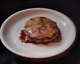 A picture of step 3 of Amarican pan cake.