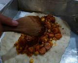 Foto langkah ke 7 dari resep Pizza sweet corn sosis cheese.