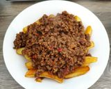 Foto langkah ke 7 dari resep Homemade Taco Fries.
