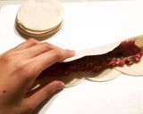 A picture of step 4 of Rose dumplings.