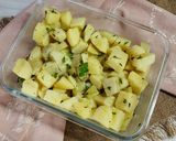 Foto del paso 3 de la receta: 🥔🌿Ensalada de papas con oliva a las hierbas frescas🥔Acompañamiento para preparar con anticipación🌿🥔