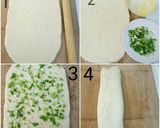 Foto langkah ke 4 dari resep Steamed flower pao / pao daun bawang.