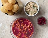 A picture of step 1 of Anar (Pomegranate) Pani Puri ~ No Beetroot No Color Only Anar Ka Rang.