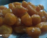 A picture of step 6 of Thaen Mittai/ Sugar candy.