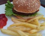 Foto langkah ke 7 dari resep Burger Fast Food.