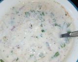 A picture of step 8 of Onion Yoghurt Dip.