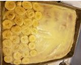 A picture of step 5 of Banana pudding poke cake.