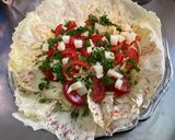 Une image de l'étape 10 de Salade castelfranco aux tomates, pecorino truffé et persil.