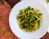 Foto del passaggio 9 della ricetta Trofie al pesto, fagiolini e patate