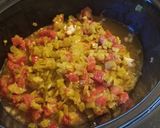 A picture of step 1 of Crockpot Chicken Tacos in a Crispy Shell.