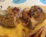 Foto del paso 4 de la receta Muslos de pollo rellenos de bacon&queso/espinacas con pasas
