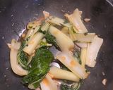A picture of step 5 of Quick Stir-fried Bok Choy.